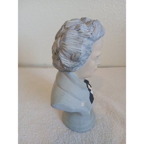 Vintage Beethoven Bust Statue Ceramic Composer Figurine Arnels Classical Decor - Picture 2 of 8